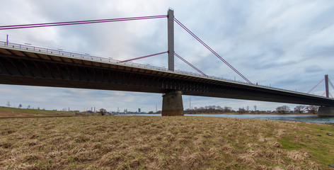 The ailing motorway bridge A1 at Leverkusen.
