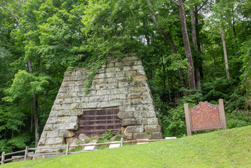 Hope Furnace in Lake Hope State Park