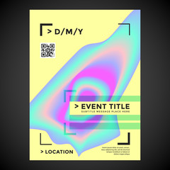 abstract vector background poster design .