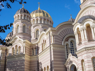 Fototapeta premium Nativity of Christ Cathedral in Riga, Latvia