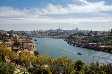 Fototapeta na wymiar Douro river, Porto and Gaia