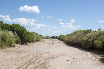 Rio Grande River at San Antonio, New Mexico