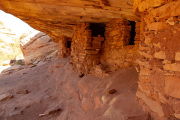 Indian ruins in Manti-La Sal National Forest, Utah, USA