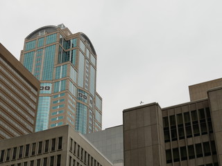 modern office building in the city