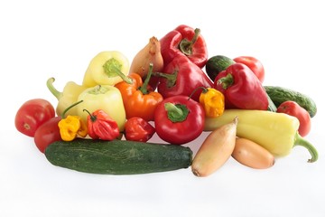 tasty,multicolor vegetables as vegetarian food