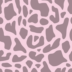 leopard print animal design. pink colors. hand drawn seamless pattern for package design, bed linen, jacket, fabric and fashion.