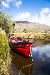 Boat in an Irish Lake 01