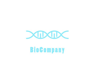 Bio company Adn Logo Concept