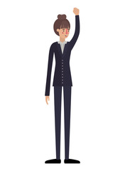 young executive woman avatar character