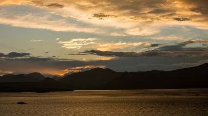 Abenddämmerung am Gardasee
