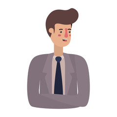 young businessman avatar character