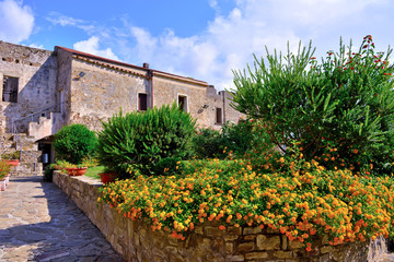 Aragonese castle of Agropoli Salerno Italy