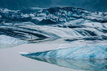 blaues Gletschereis