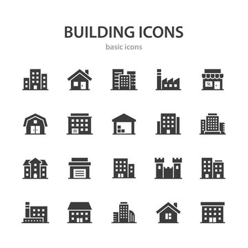 Building icons.
