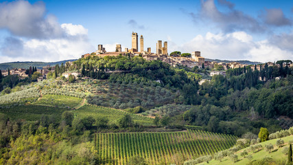 Fototapeta na wymiar San Gimignano , Italy