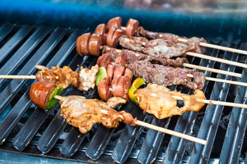 Chicken skewers