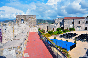 Aragonese castle of Agropoli Salerno Italy