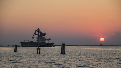 Abendrot in Chioggia