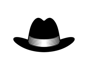 Vector Classic Cowboy Hat Sign Symbol Icon Logo Design Inspiration