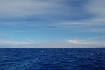 Tenerife sea and blue sky