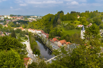 Fototapeta na wymiar Passau Luftaufnahme