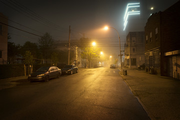 Empty road in city at night © Cavan for Adobe