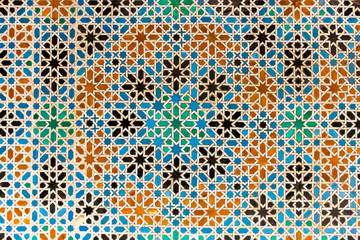 Arabesque with patterns from Granada, Spain