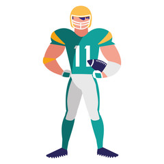 American football design