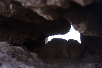 hole in a rock