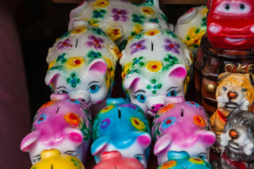 Hand-painted ceramic figures