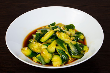 Chinese pickled cucumbers