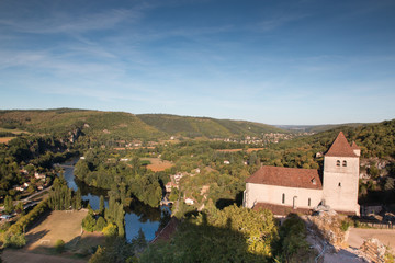Obraz premium Saint Cirq Lapopie, Lot