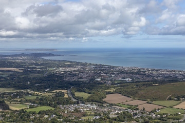 Obraz premium aerial view of ireland landscape