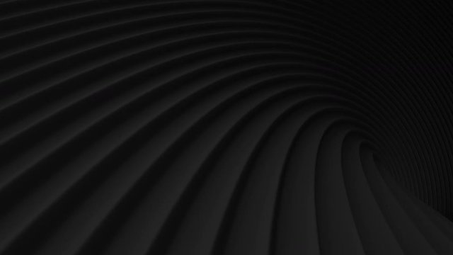 Abstract black line background. Looping animation