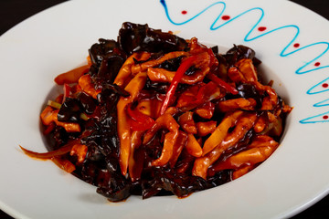 Pork with spicy sauce