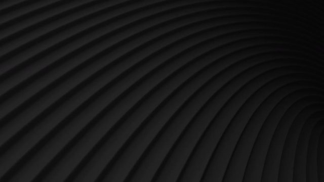 Abstract black line background. Looping animation