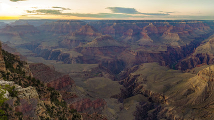 Fototapeta na wymiar Sunset at the Grand Canyon