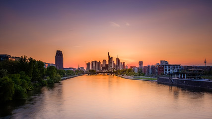 Fototapeta premium Frankfurt, Germany - Skyline