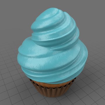 Frosted cupcake