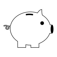 piggy bank safe money isolated
