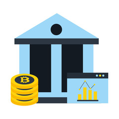 bank website report and bitcoin fintech