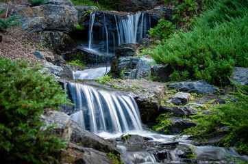 Naklejka premium waterfall in forest