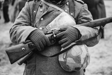 German Military Ammunition Of A German Wehrmacht Soldier At Worl