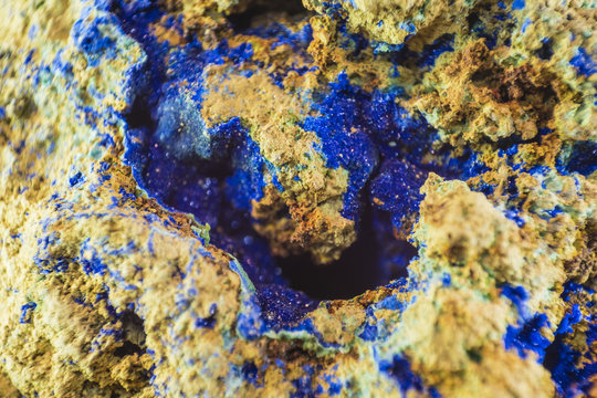 Extreme macro of a mineral