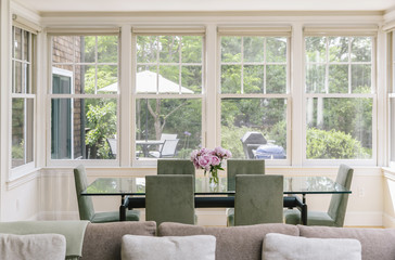 Contemporary Dining Room in Home