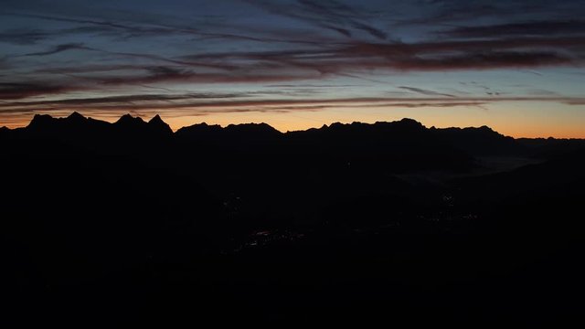 Sunset at Kitzbh&radic;&ordm;ler Horn