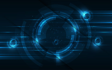 Abstract technology background Hi-tech communication concept innovation background vector illustration