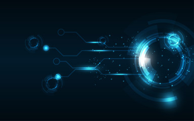 Abstract technology background Hi-tech communication concept innovation background vector illustration