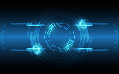 Abstract technology background Hi-tech communication concept innovation background vector illustration