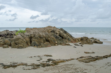 Fototapeta na wymiar rocky shore 2